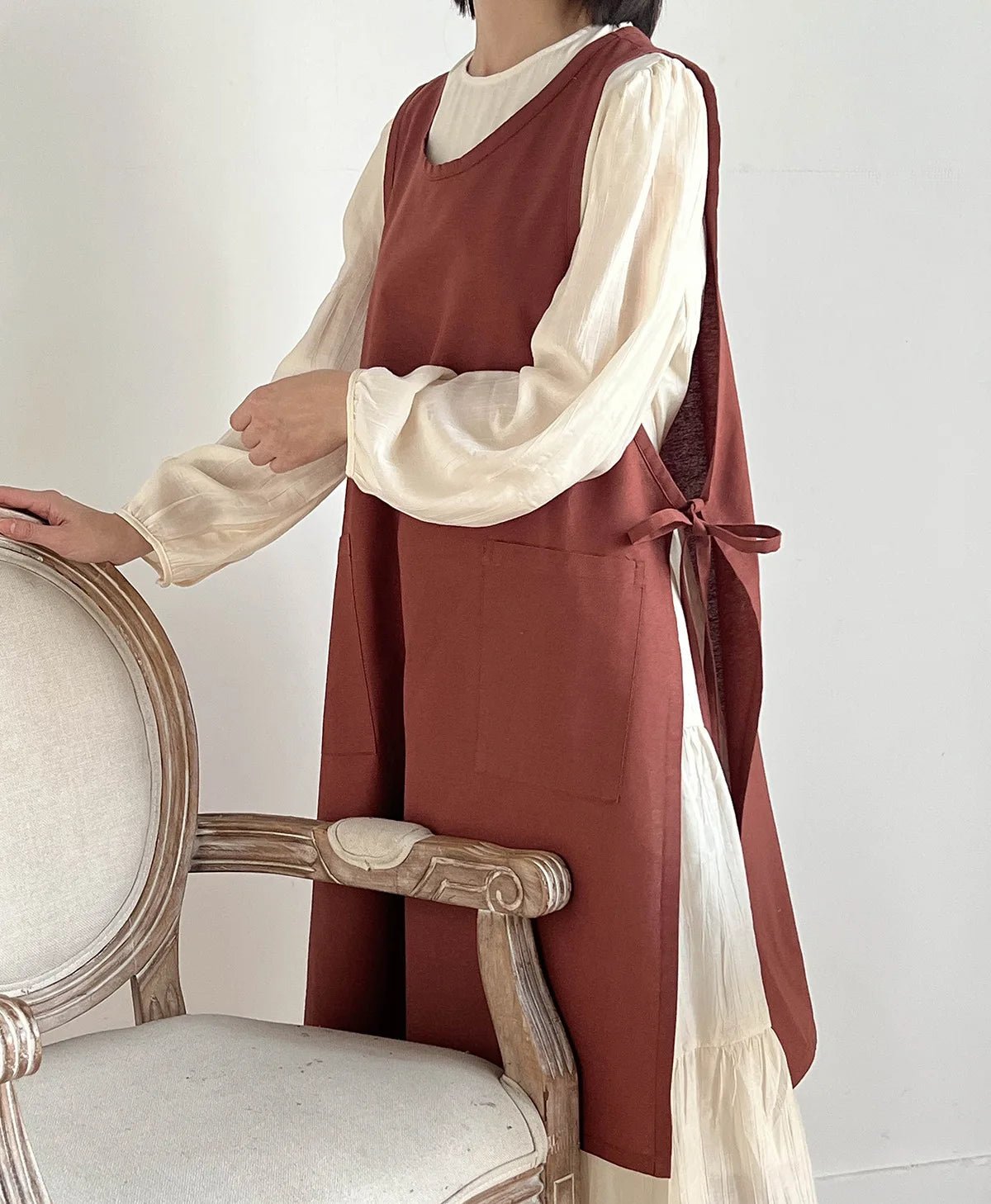 100% Cotton Waterproof Apron – Japanese - Inspired - The Tradwife