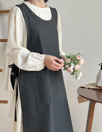 100% Cotton Waterproof Apron – Japanese - Inspired - The Tradwife