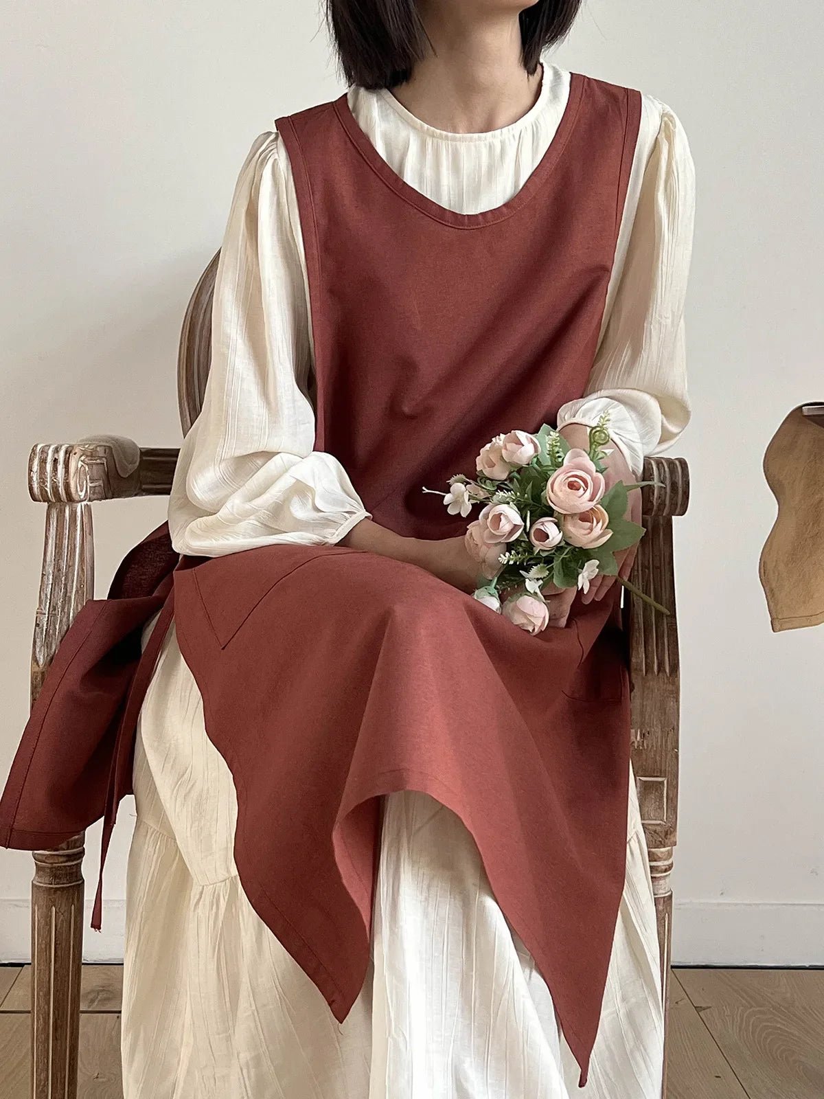 100% Cotton Waterproof Apron – Japanese - Inspired - The Tradwife