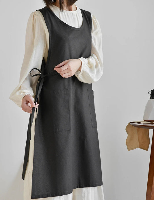 100% Cotton Waterproof Apron – Japanese - Inspired - The Tradwife